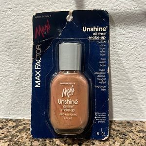 Vintage Max Factor Unshine Oil Free Maxi Make-Up Warm Honey Rare New Foundation